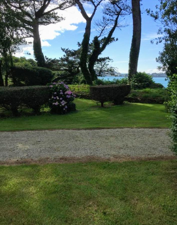 Les Hortensias Grande Tente Familiale Deux Chambres Et Sejour Vue Mer Sur Camping Nature Plestin-les-Grèves Eksteriør billede